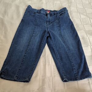 Guess Blue Capri Denim Shorts